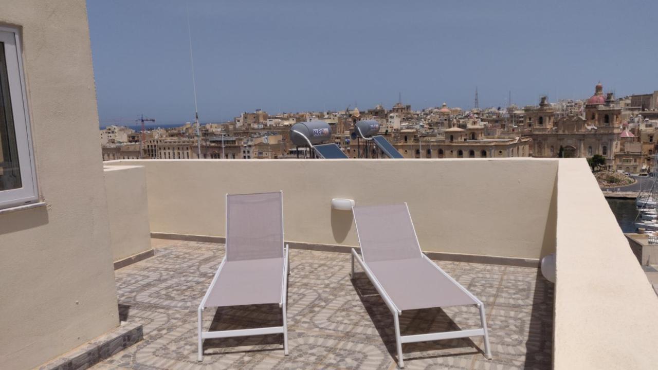 The Penthouse Flat-Terrace&View Senglea Exterior foto